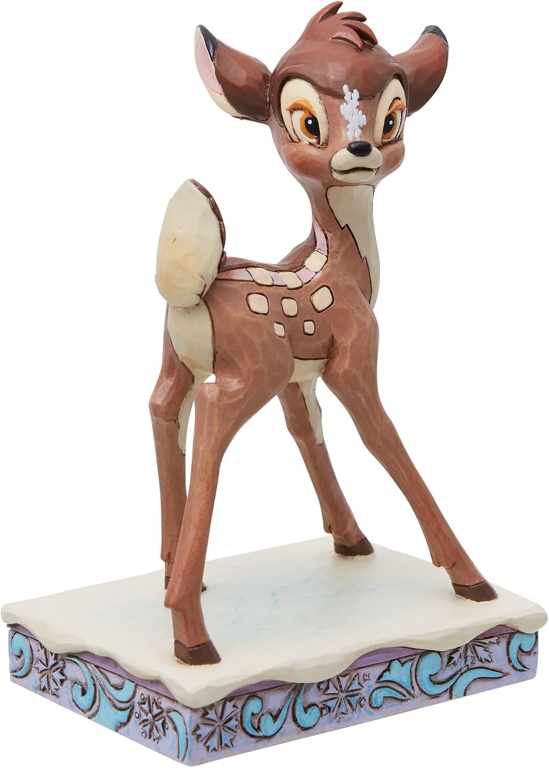 Jim Shore Enesco Disney Traditions  Bambi - Statuetta natalizia in posa, 11,3 cm