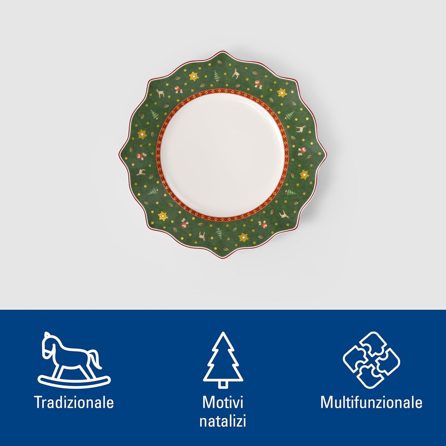 Villeroy & Boch Toy's Delight Piatto Piano Verde