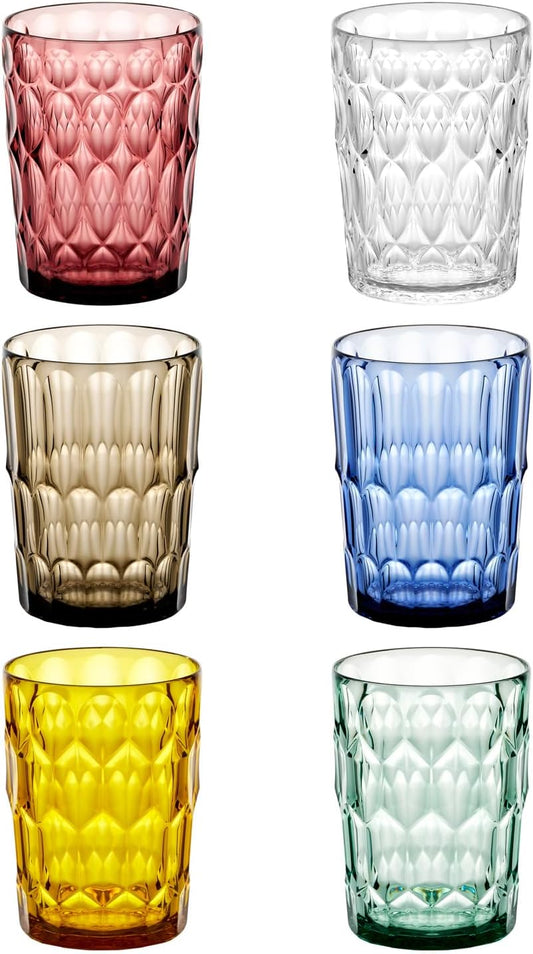Guzzini - Vanity, Set 6 bicchieri alti, Bio-based SAN e Bio-based SMMA - ARIA