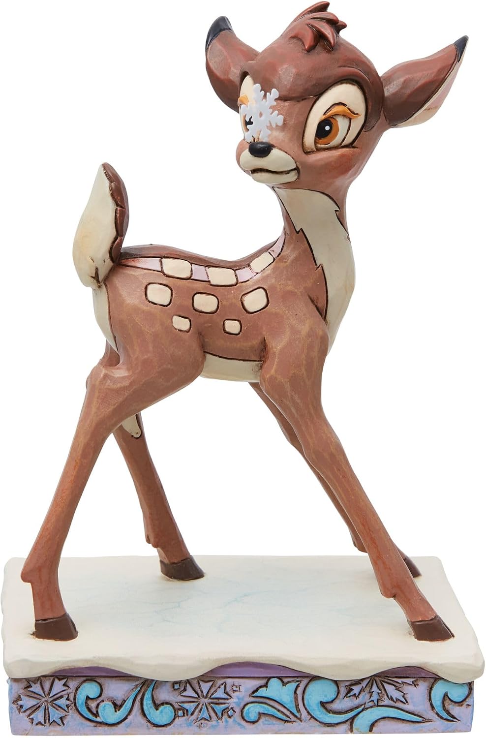 Jim Shore Enesco Disney Traditions  Bambi - Statuetta natalizia in posa, 11,3 cm