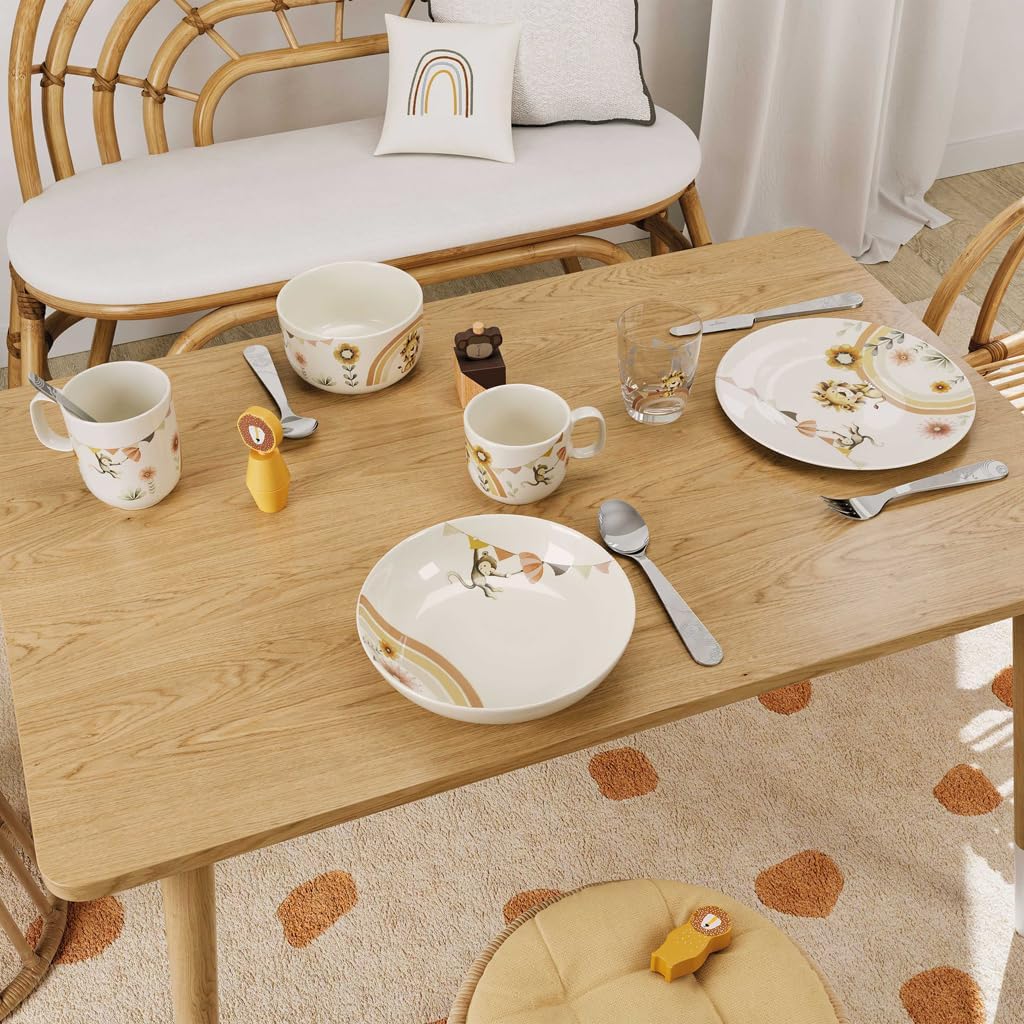 Villeroy & Boch - Boho kids Roar like a lion bicchiere per bambini, set di 2 bicchieri, bicchieri per bambini, cristallo