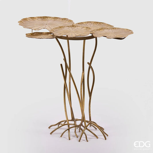 EDG Enzo De Gasperi Tavolo Foglie Metal x5 H83x88x59 cm