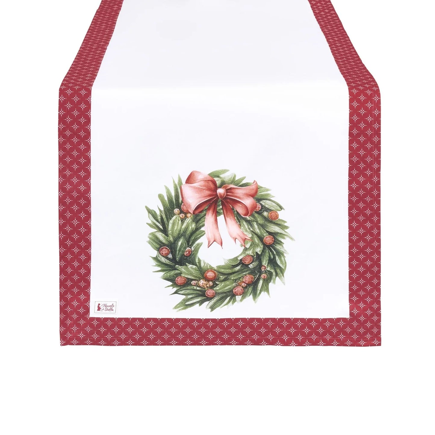 Nuvole di Stoffa Runner natalizio "Storia di Natale" 150x50 cm 2