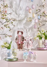 EDG Enzo De Gasperi Decoro Uovo Pasqua da Appendere Ass. H 10,5 Cm D 7,5 Cm Multicolor 1 Pz