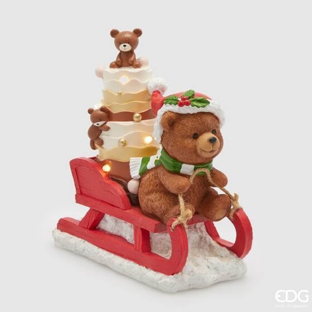 EDG Orso Goloso LED Slitta H20 cm – Exclusive
