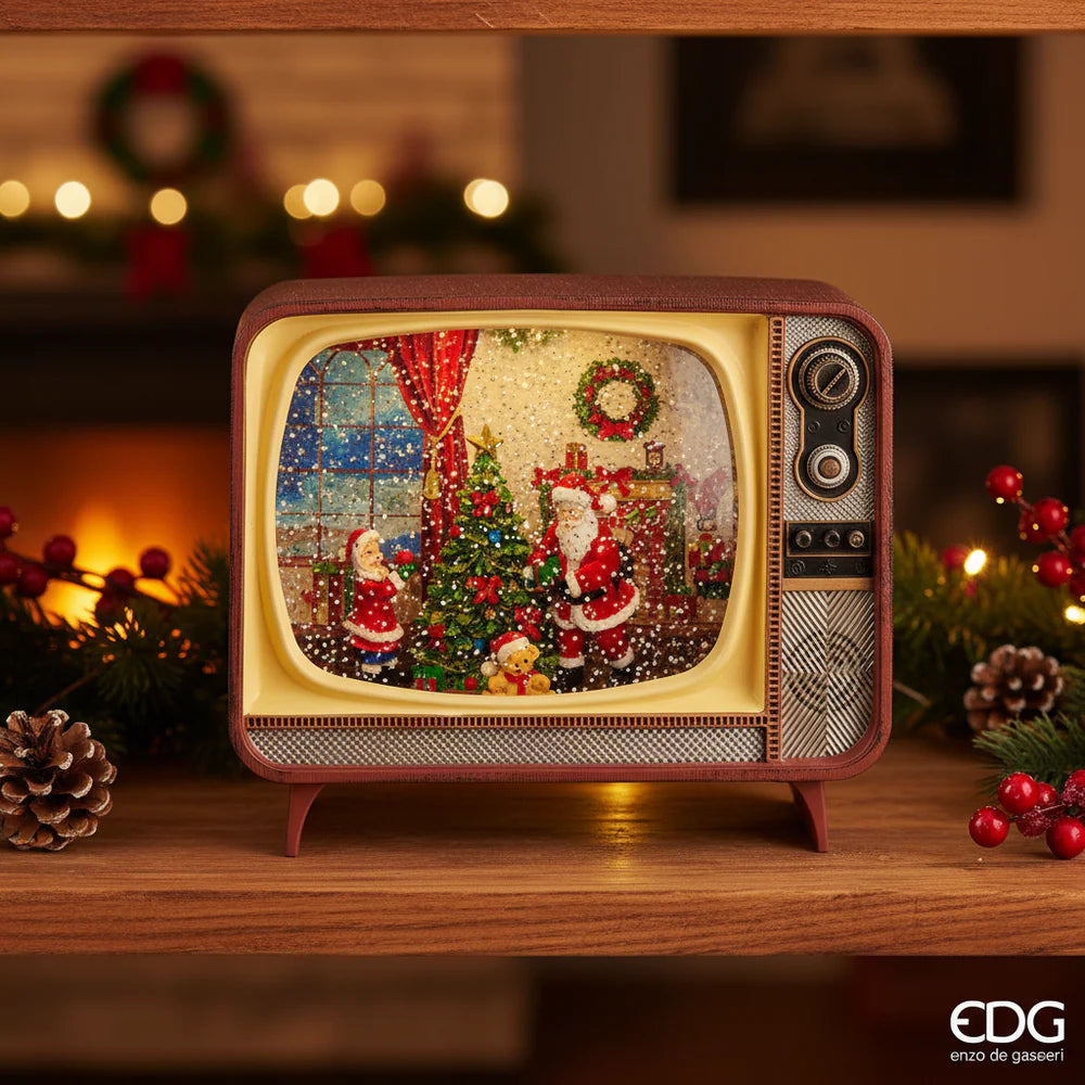 EDG Enzo De Gasperi | Televisore LED diorama Natale 2025