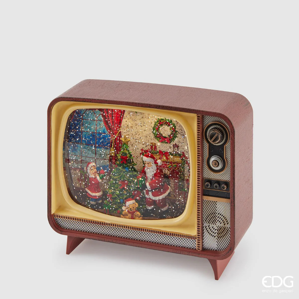 EDG Enzo De Gasperi | Televisore LED diorama Natale 2025