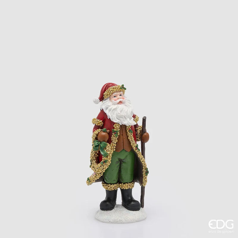 EDG Enzo De Gasperi | Decoro Natalizio Babbo Natale con Bastone