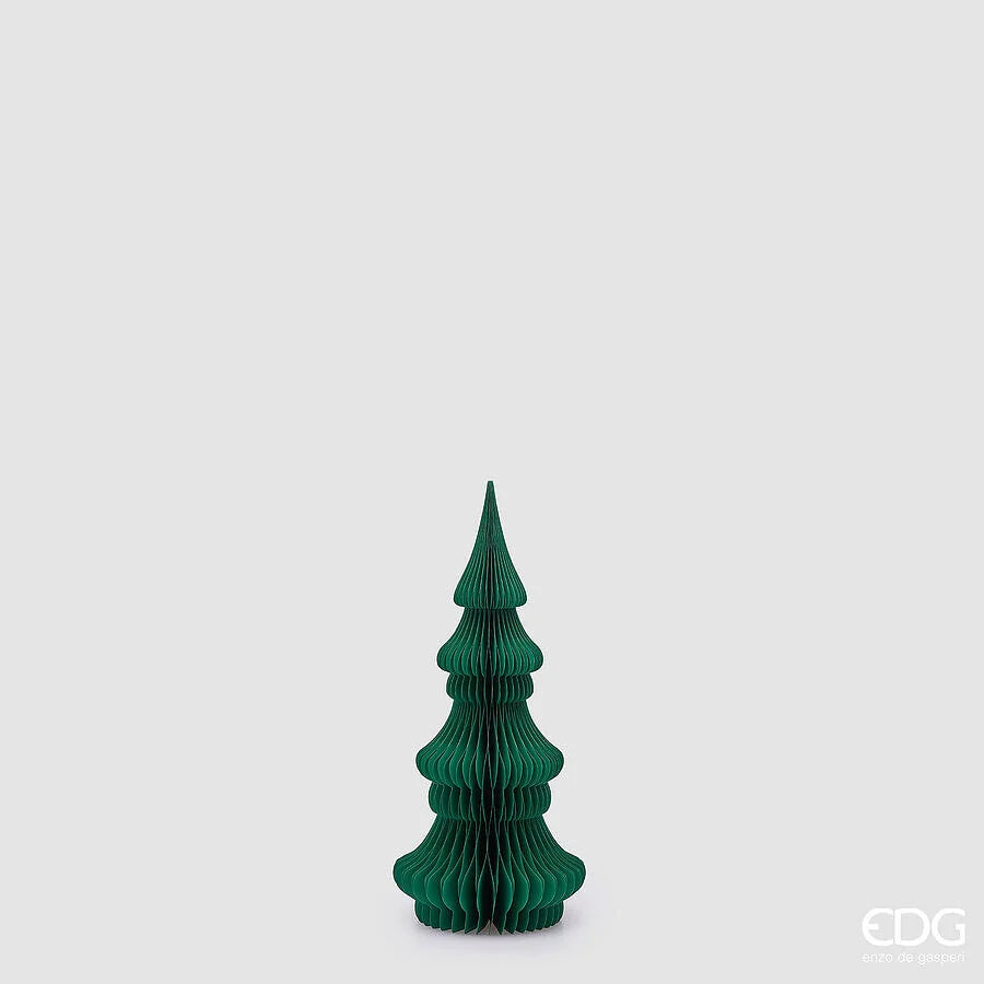 EDG Enzo De Gasperi | Pino Natalizio Origami Sinuoso in Carta 66H D28