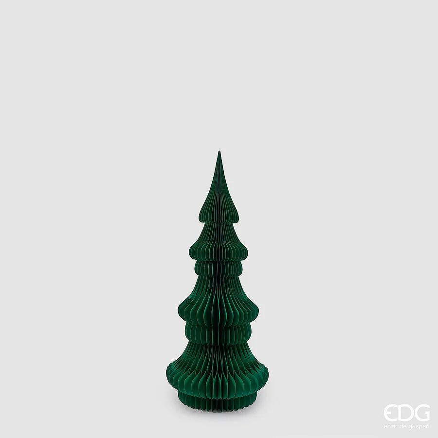 EDG Enzo De Gasperi | Pino Natalizio Origami Sinuoso in Carta 66H D28