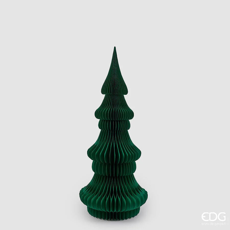 EDG Enzo De Gasperi | Pino Natalizio Origami Sinuoso in Carta 66H D28