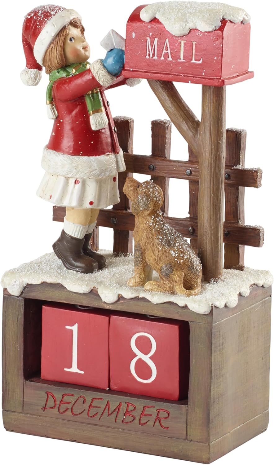 Villeroy & Boch Winter Collage Accessoires Calendario con bambina 12,5x8x22,5cm