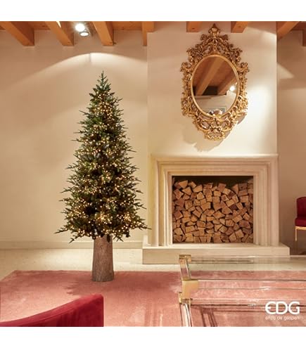 PRE-ORDINE EDG Enzo de Gasperi Albero di Natale Pino Luxury 180 cm con 3000 mini led D136