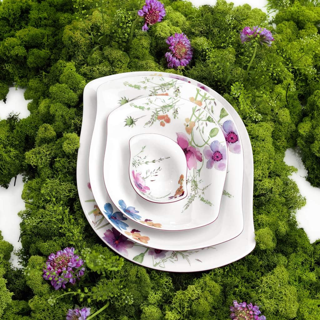 Villeroy & Boch Mariefleur Serve & Salad Coppa piana, 34 cm, Porcellana Premium, Basic