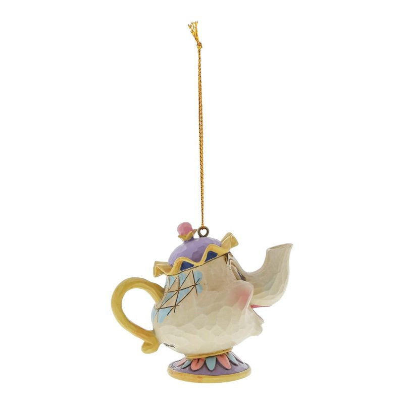 ENESCO | Disney Traditions  Decorazione da appendere di Mrs. Potts e Chip