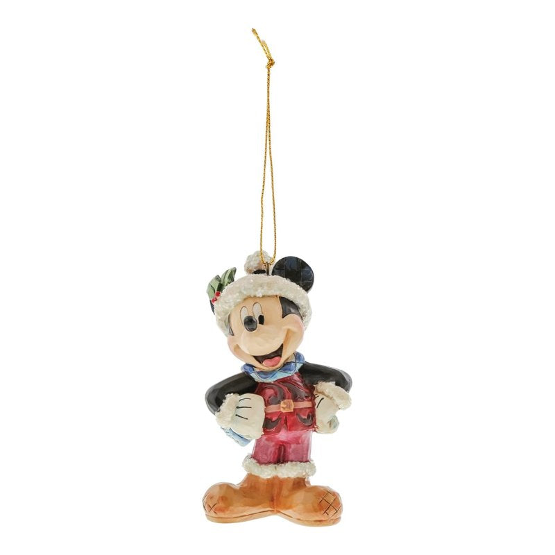 ENESCO | Disney Traditions  Decorazione da appendere a forma di Topolino ricoperto di zucchero