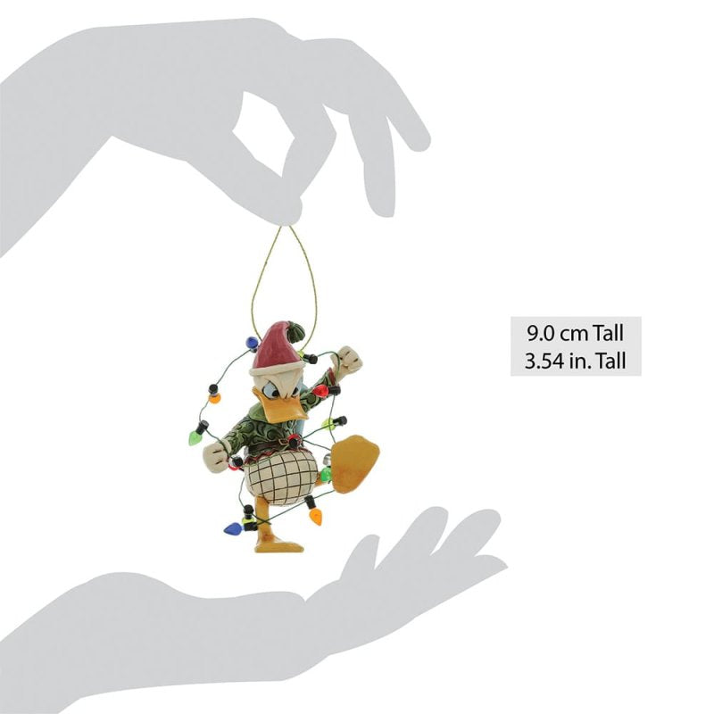 Enesco Decorazione da appendere di Paperino illuminato, prodotta da Disney Traditions.