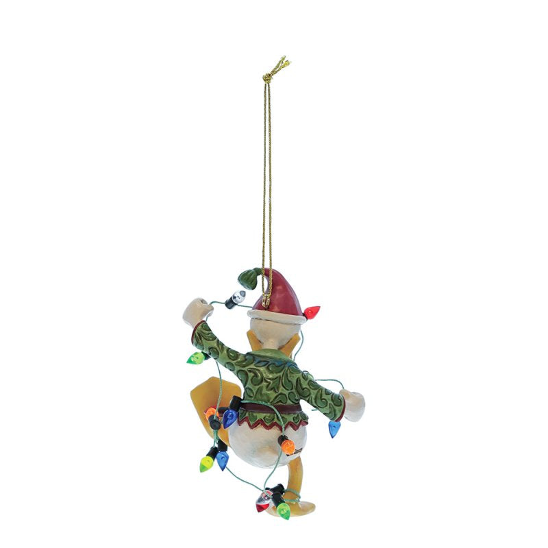 Enesco Decorazione da appendere di Paperino illuminato, prodotta da Disney Traditions.