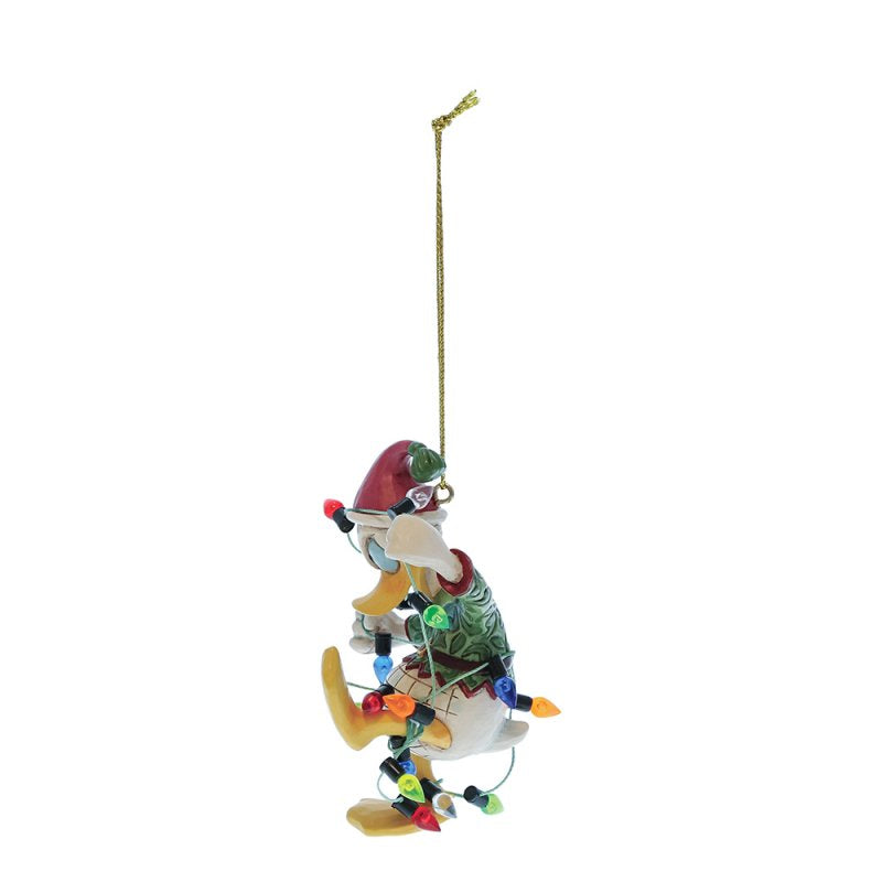 Enesco Decorazione da appendere di Paperino illuminato, prodotta da Disney Traditions.