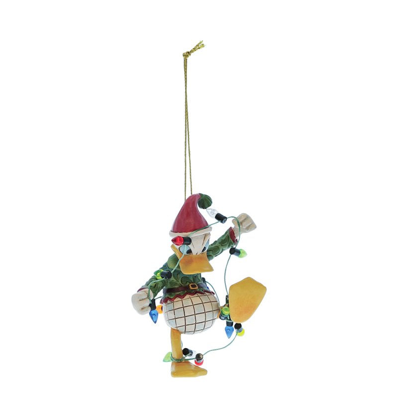 Enesco Decorazione da appendere di Paperino illuminato, prodotta da Disney Traditions.