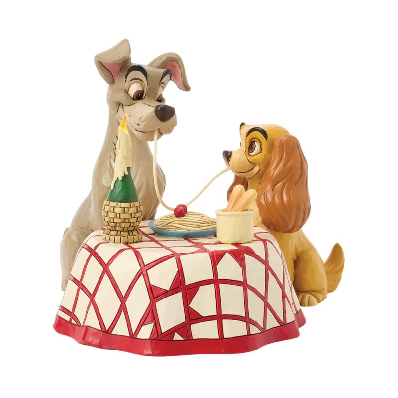 Disney Traditions Enesco Statuetta LED di Lilli e il Vagabondo di Disney Traditions