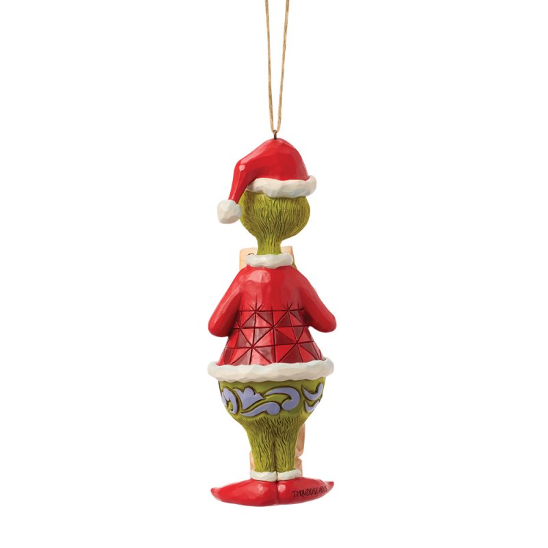 ENESCO | Addobbo Pallina Grinch Lista