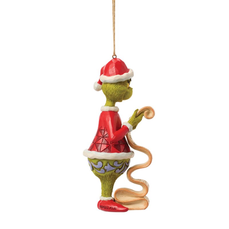 ENESCO | Addobbo Pallina Grinch Lista