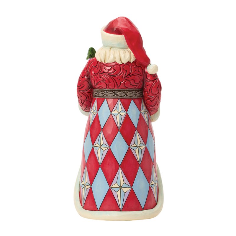 Disney Traditions Enesco Babbo Natale Con Babbo Natale E La Signora Scene Su Abito