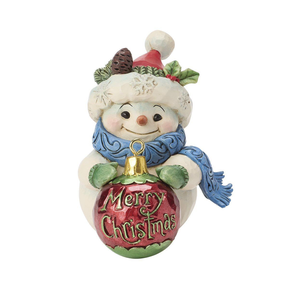 Enesco - Disney Traditions.  PUPAZZO DI NEVE CON UNA PALLA GRANDE