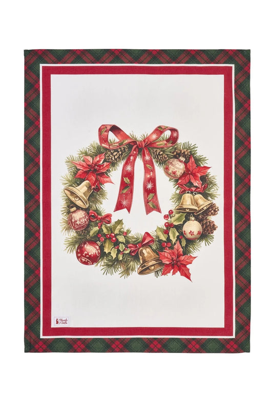 Nuvole di Stoffa Canovaccio natalizio "Christmas is Coming" 50x70 cm 6 varianti(1 unità)