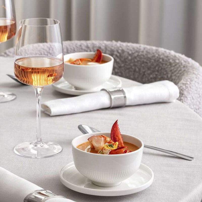 Villeroy & Boch Set 4 Calici Vino Bianco Afina trasparente, 125 ml, cristallo