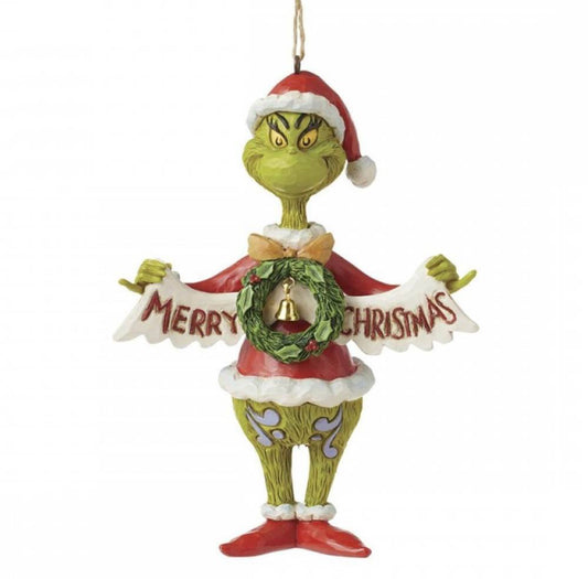 ENESCO | Pallina Grinch Merry Christmas