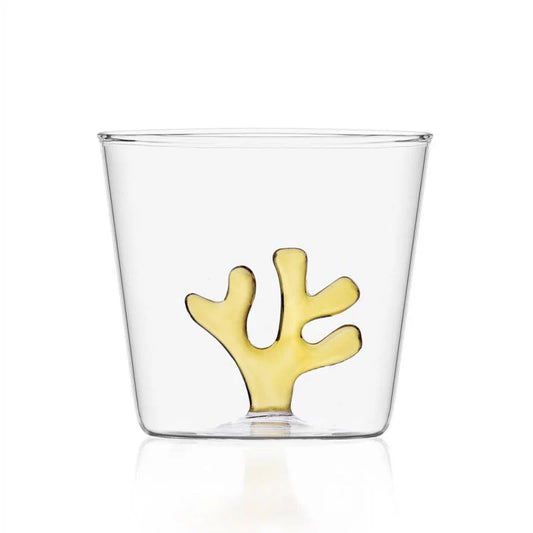 Ichendorf Milano Tumbler Corallo Giallo Coral Reef in Vetro