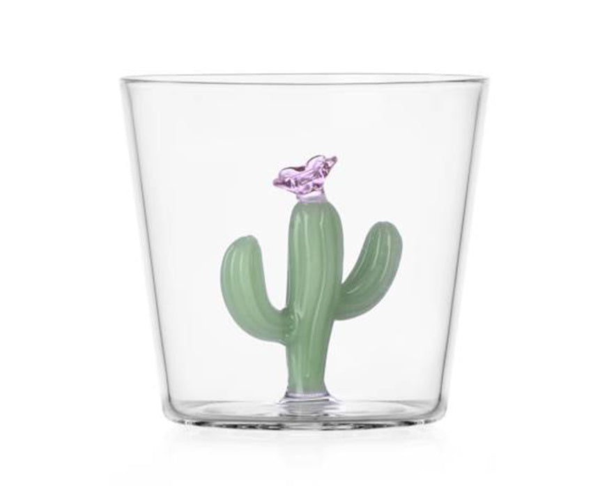 Ichendorf Milano Bicchiere tumbler Desert Plants Cactus Verde Opaco