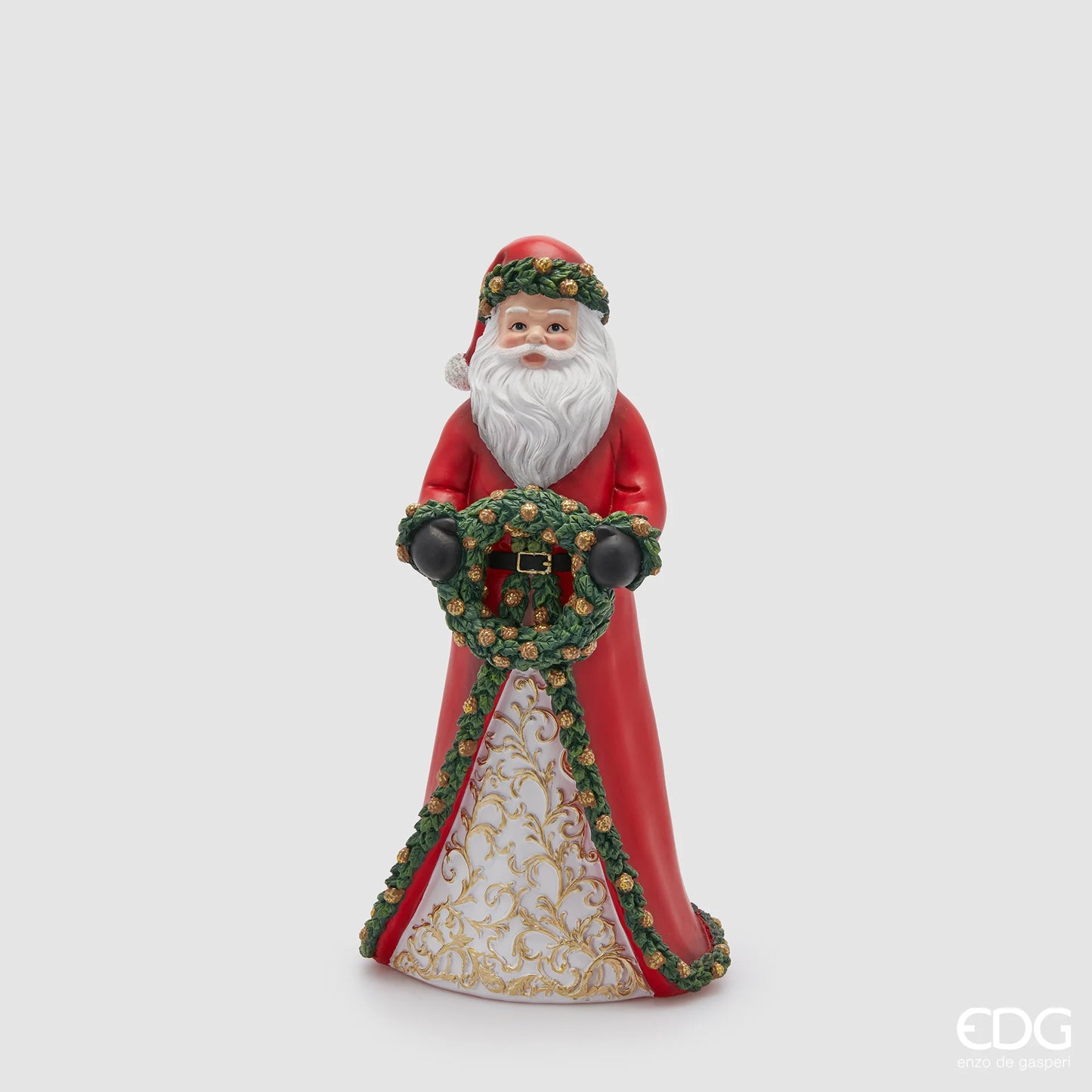 EDG decoro Babbo Natale con corona H39