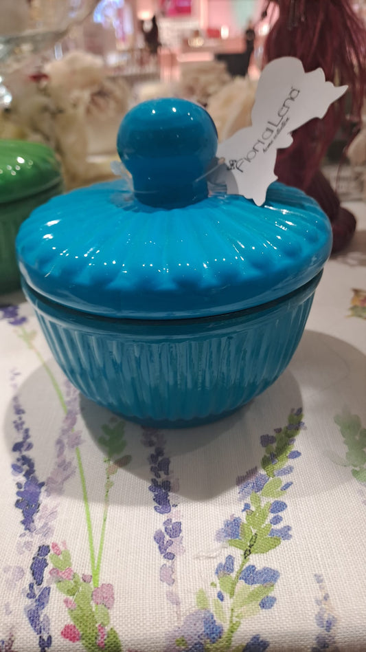 CANDELA COFANETTO AZZURRO