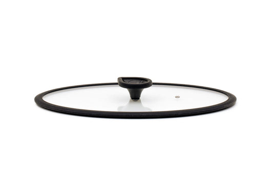 Luchetti-Coperchio vetro temperato ovale 26×38 cm