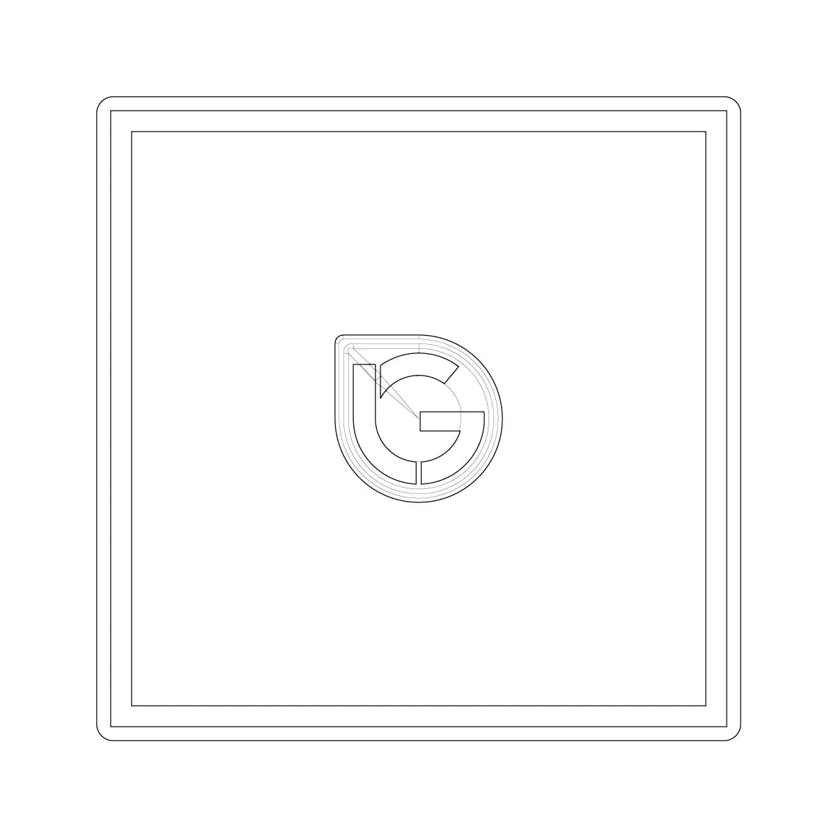 Luchetti -Coperchio vetro temperato quadrato 25×25 cm