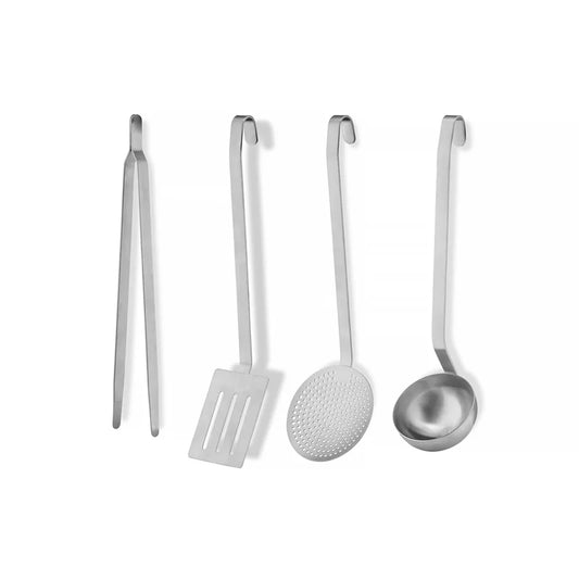 Alessi Set Utensili da Cucina Convivio in Acciaio Inossidabile