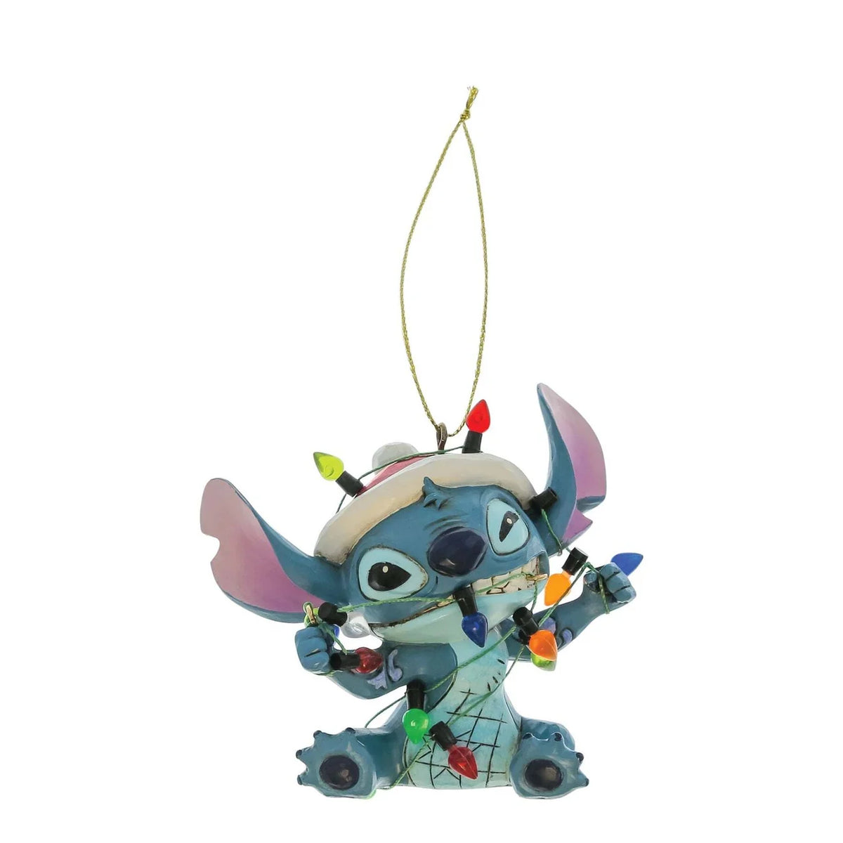 Disney Traditions Enesco Stitch Avvolto Dalle Lucine ornamento