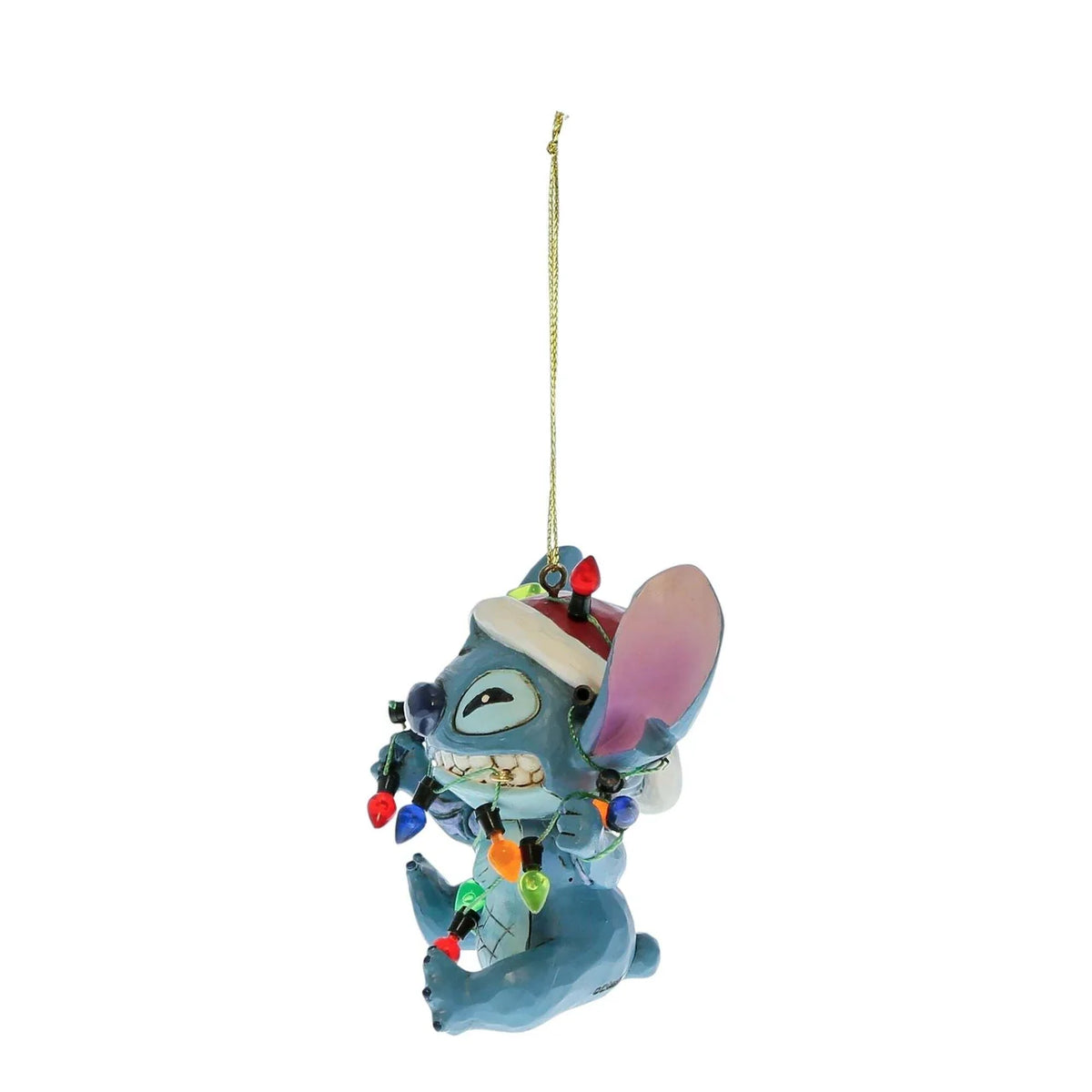 Disney Traditions Enesco Stitch Avvolto Dalle Lucine ornamento
