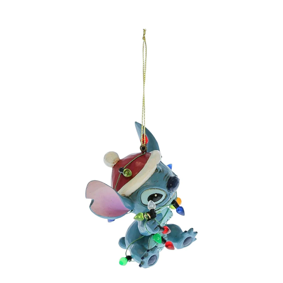 Disney Traditions Enesco Stitch Avvolto Dalle Lucine ornamento