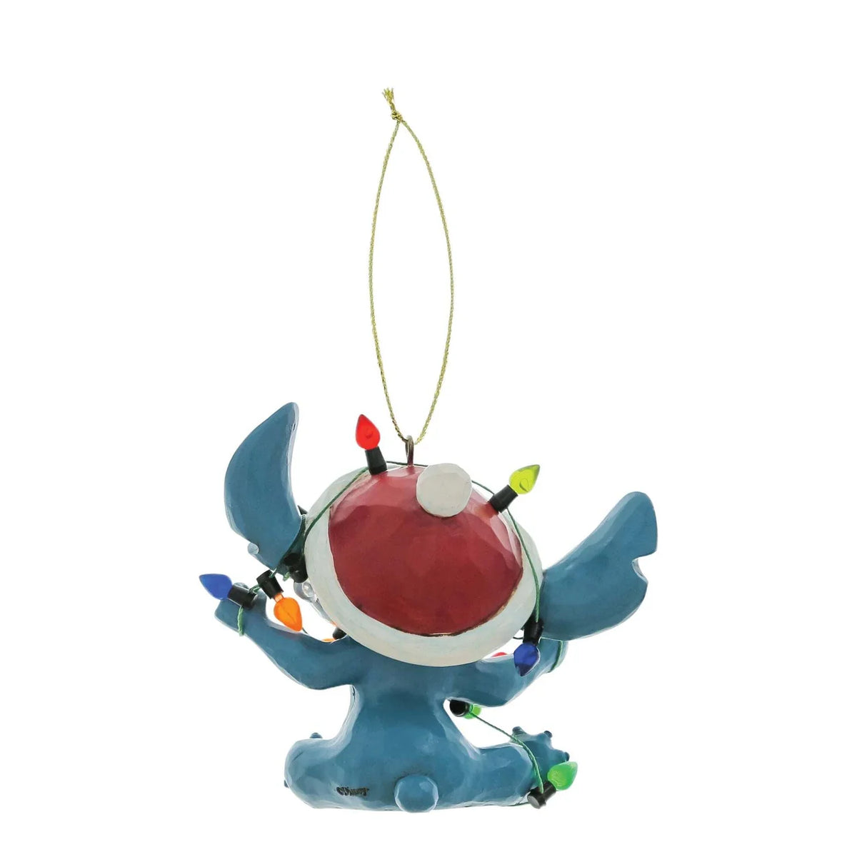 Disney Traditions Enesco Stitch Avvolto Dalle Lucine ornamento