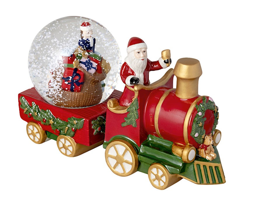 Villeroy & Boch Idea regalo Natale Treno palla di neve Christmas Toys porcellana