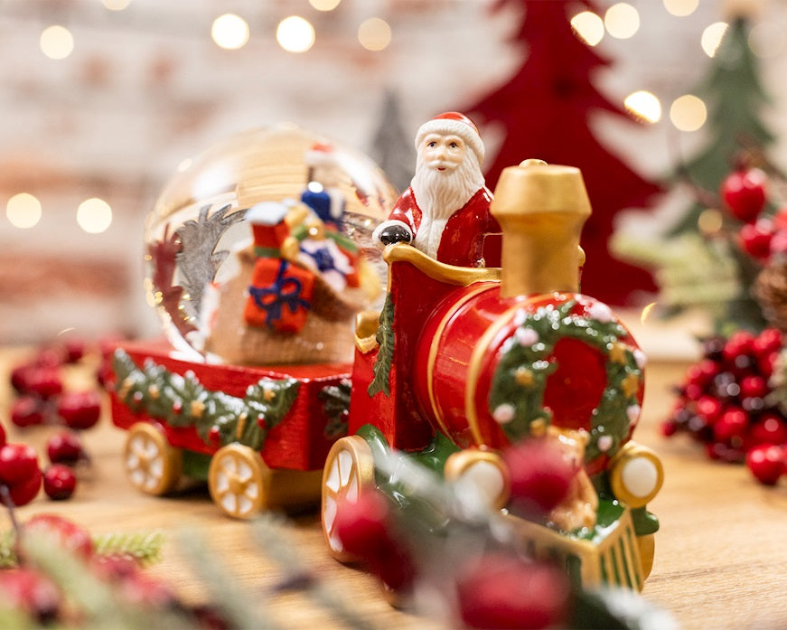 Villeroy & Boch Idea regalo Natale Treno palla di neve Christmas Toys porcellana