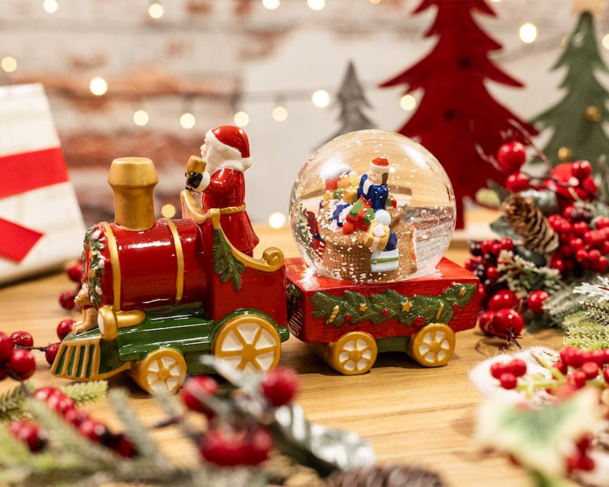 Villeroy & Boch Idea regalo Natale Treno palla di neve Christmas Toys porcellana
