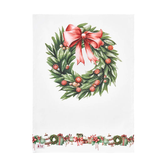 Nuvole di Stoffa Strofinaccio Cotone Storia di Natale 50×70 cm