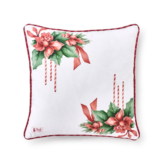 Nuvole di Stoffa Cuscino Storia di Natale Ghirlanda 40x40 cm