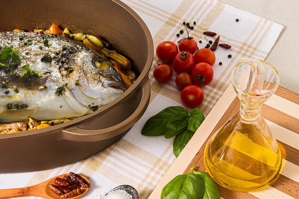 Luchetti-K360, pesciera 26x38 cm - induzione