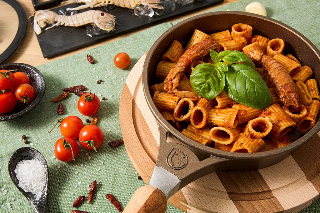 Luchetti -K360 – Padella antiaderente Ø 24 cm in alluminio pressofuso